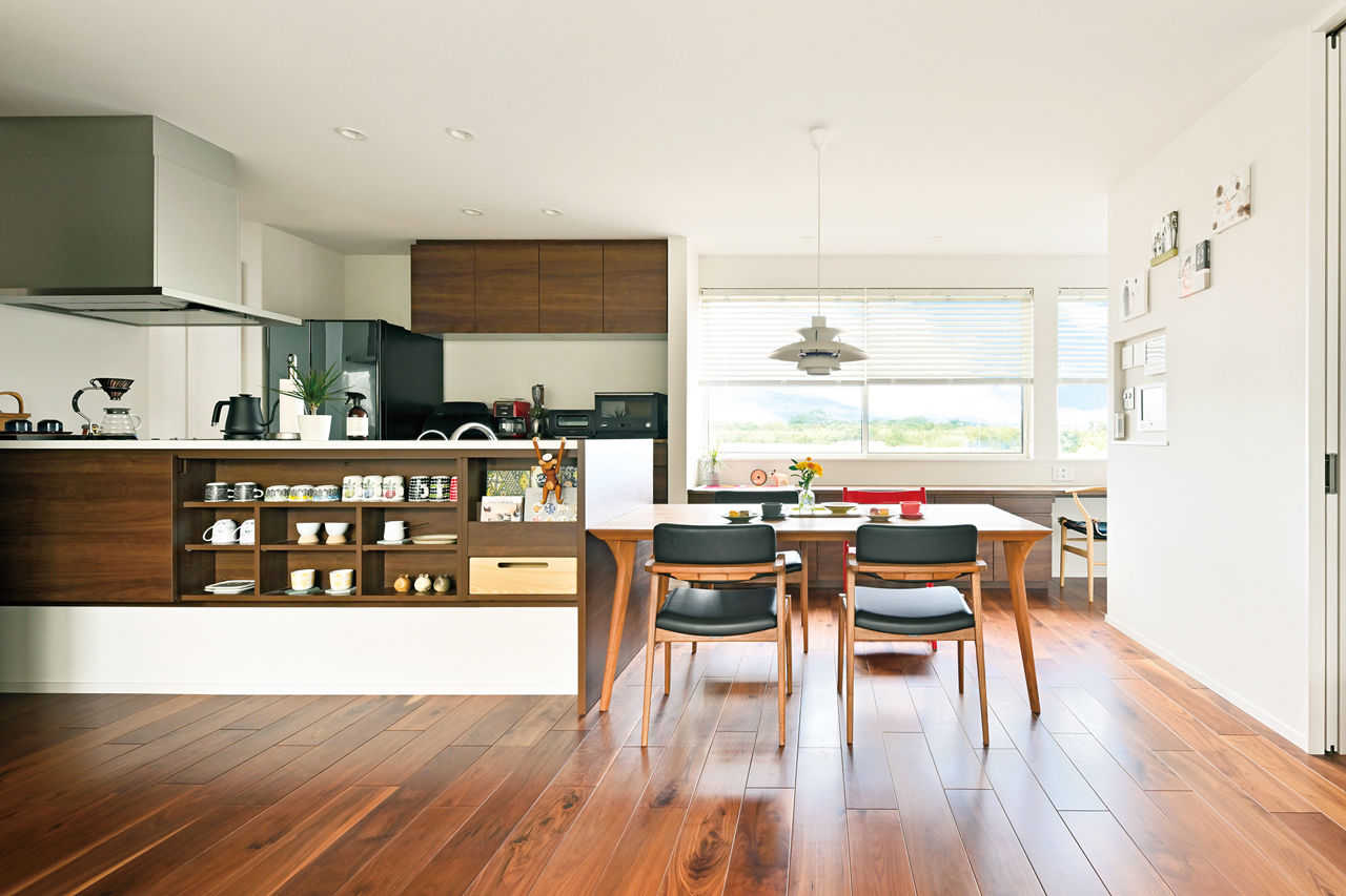 住友林業 【30坪台/間取り図有/平屋】中庭をＬ字型に囲む美しい平屋。空の下のリビングも安心、快適にの建築実例画像3