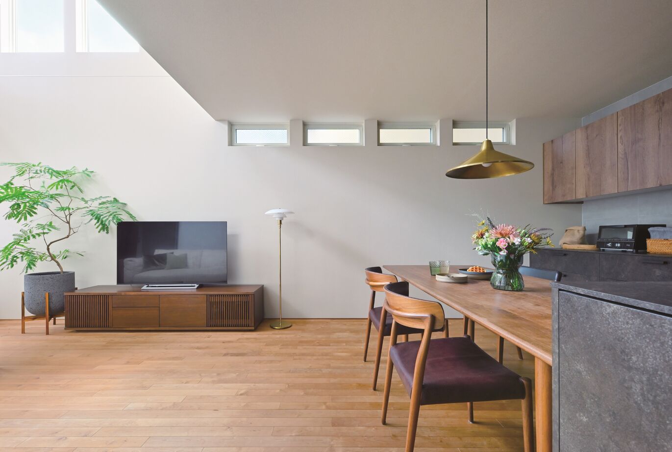 住友林業 空を眺めて暮らす大きな吹抜けのある家の建築実例画像2