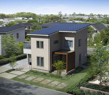 一条工務店 「Ｌ」の形のＬＤＫにテラスをプラスしたプラン。子どもが、リビングやテラスにいても見守れるの建築実例画像5