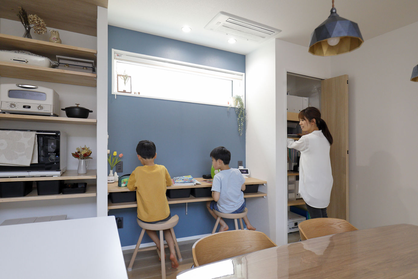 一条工務店 子育て・家事動線と、開放感を両立した家の建築実例画像4