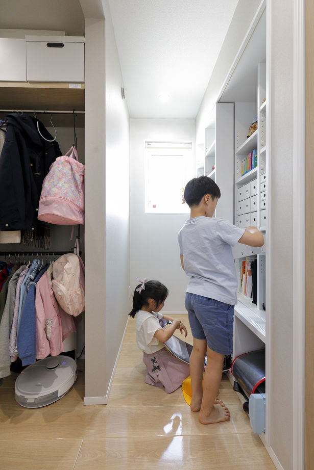 一条工務店 子育て・家事動線と、開放感を両立した家の建築実例画像8