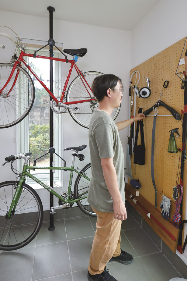 一条工務店 土間を広く、こだわりの趣味空間の建築実例画像3