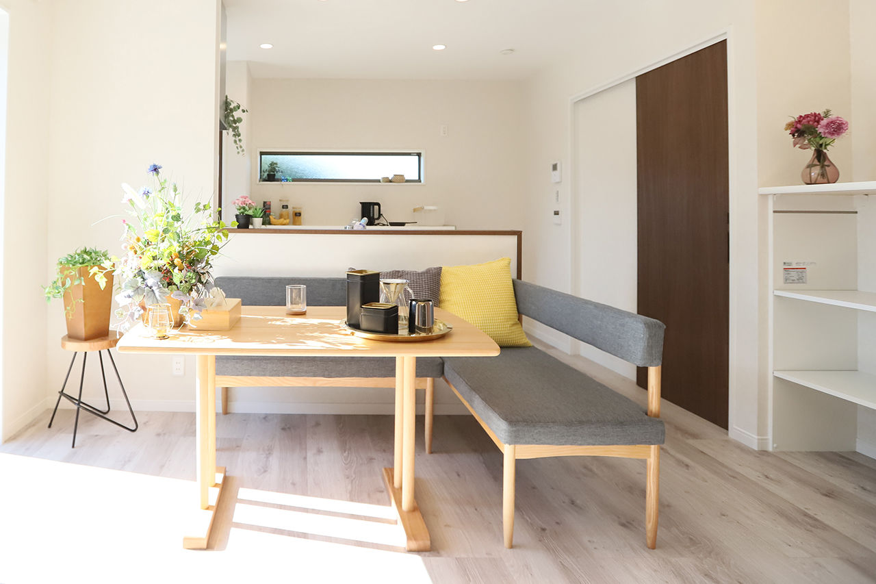 ニッカのいえ 【1300万円台/間取り図】一人暮らしに丁度いい1LDKで生活の負担を軽減！ローコストで叶えた平屋の住まいの建築実例画像3