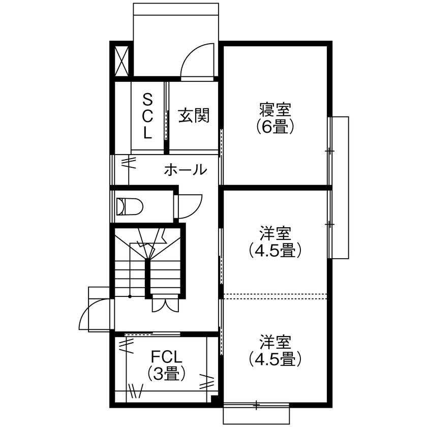 LIGhome 小牧・春日井(リグホーム) 【間取り図有｜2000万円台｜30坪台｜ルーフバルコニー】ここはリゾート？空とつながる屋上リビングのある家の間取り図（3LDK＋ロフト＋屋上）1階