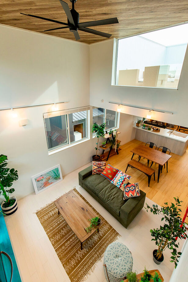 LIGhome 小牧・春日井(リグホーム) 【間取り図有｜2000万円台｜30坪台｜ルーフバルコニー】ここはリゾート？空とつながる屋上リビングのある家の建築実例画像2