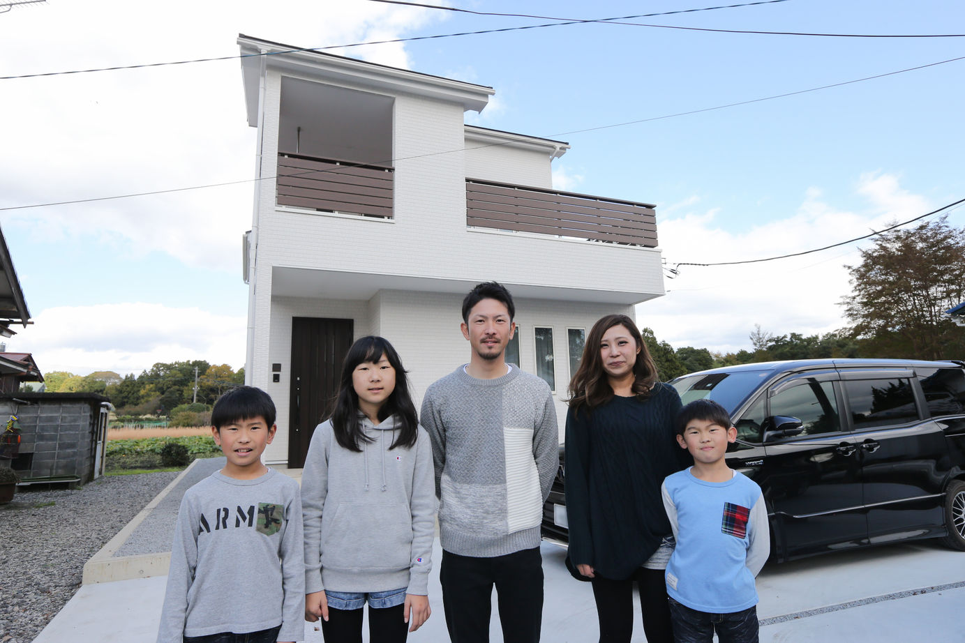 アイダ設計 【間取り図有/40坪台/2階リビング】7坪のバルコニーは多目的に使えるおしゃれスペースの建築実例画像4