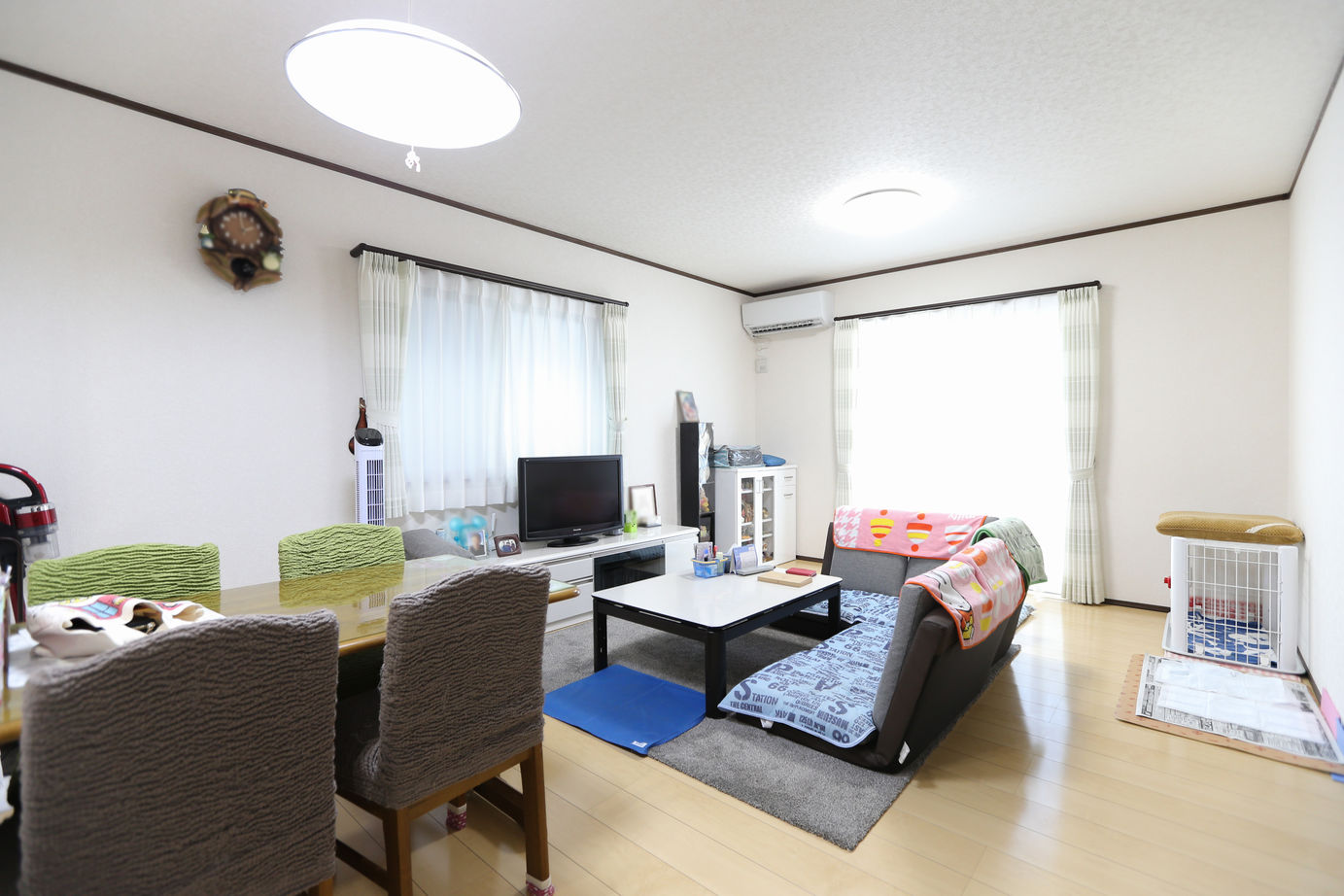 アイダ設計 【間取り図有/30坪台/収納充実】ペットと暮らす、工夫が詰まった家の建築実例画像1