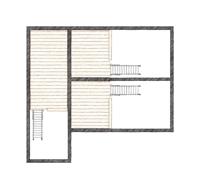 アイダ設計 【間取り図有/3階建て/30坪台】家族が安全で快適に過ごせる家を追求して実現の間取り図（5K以上）ロフト