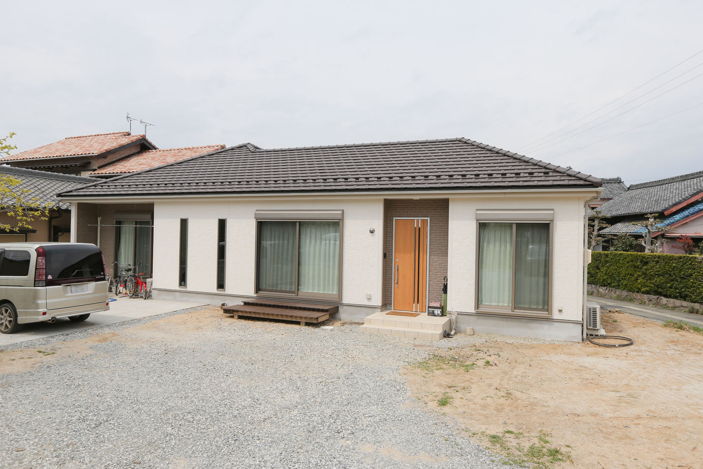 アイダ設計 【平屋/間取り図有/30坪台/収納充実】広いリビングにタタミコーナーご夫婦のこだわりが詰まった住宅の建築実例画像2