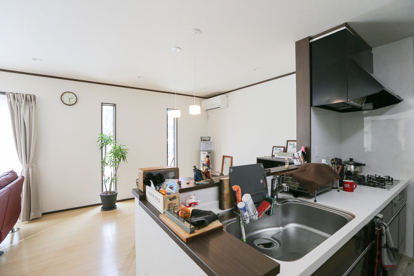 アイダ設計 【平屋/間取り図有/30坪台/収納充実】広いリビングにタタミコーナーご夫婦のこだわりが詰まった住宅の建築実例画像10