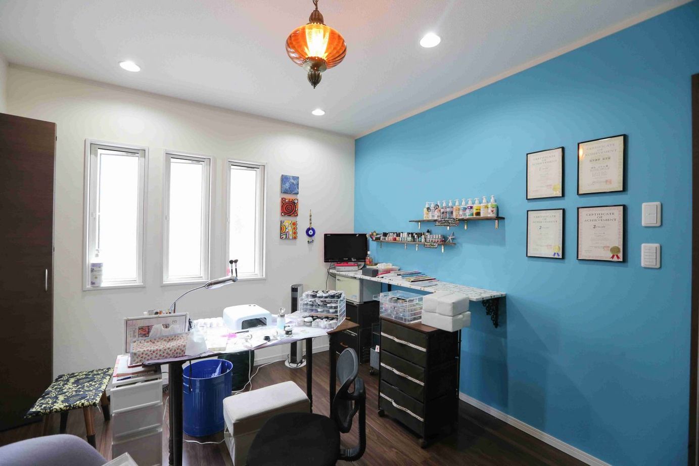 アイダ設計 【30坪台/バリアフリー/店舗併用住宅】採光を重視した、開放的で明るい空間と、使い勝手のよいキッチンの建築実例画像6