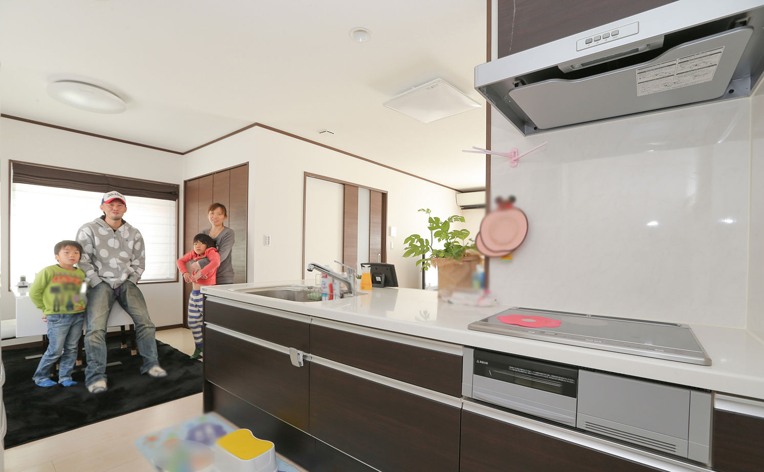 アイダ設計 【30坪台/制震ダンパー/複層ガラス】開放的な空間に充実設備で納得の住まい。光熱費を抑えるオール電化住宅の建築実例画像2