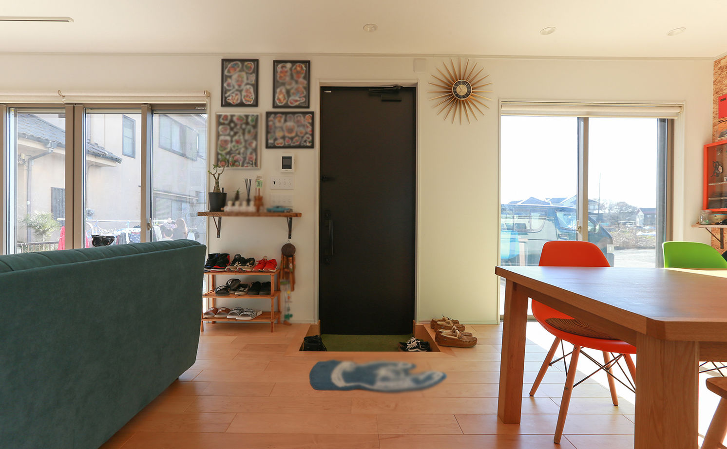 アイダ設計 【間取り図有/20坪台/家事動線】コストを抑えつつ、こだわりをすべて実現できたアメリカンテイスト住宅の建築実例画像2