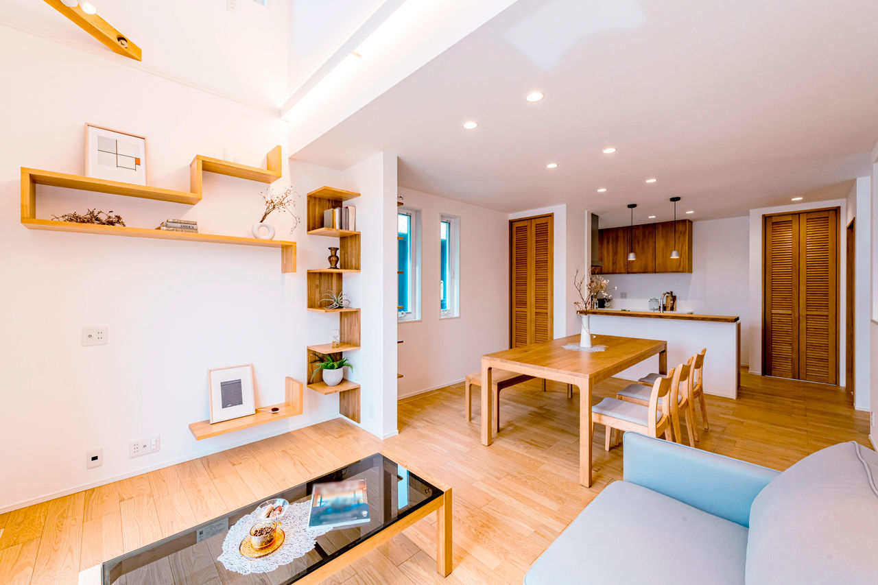 ハウスジャパン 【刈谷市｜変形地｜コンパクトな2階建て】L字型土地を活かした開放感あふれる家の建築実例画像2