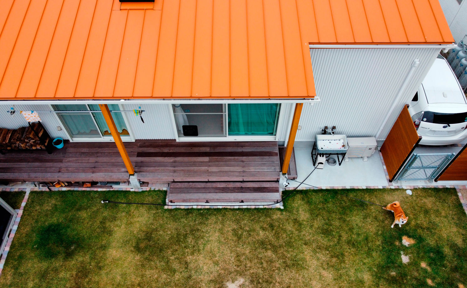 ハウスジャパン 【安城市｜20坪台｜平屋】犬と広い庭、薪ストーブ。コテージ風のコンパクトな平屋の建築実例画像14
