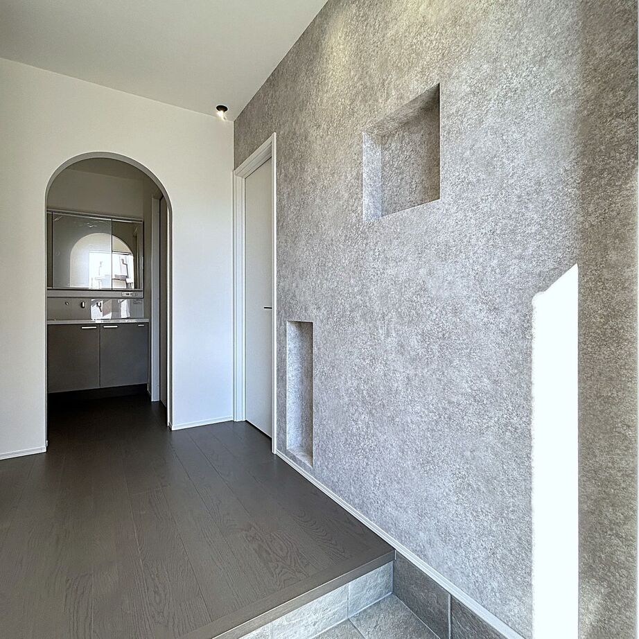 スマイルハウス／松本・安曇野・塩尻 【松本市/2000万円台/4LDK+S】塗り壁のナチュラルな風合いが特徴の家の建築実例画像4