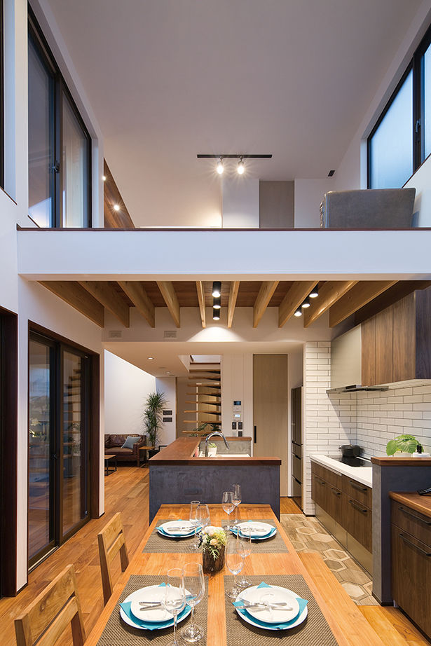 山下建設 【ZEH/ウッドデッキ】光と風が心地いい。素材、デザインにこだわった“自分らしい家”の建築実例画像7