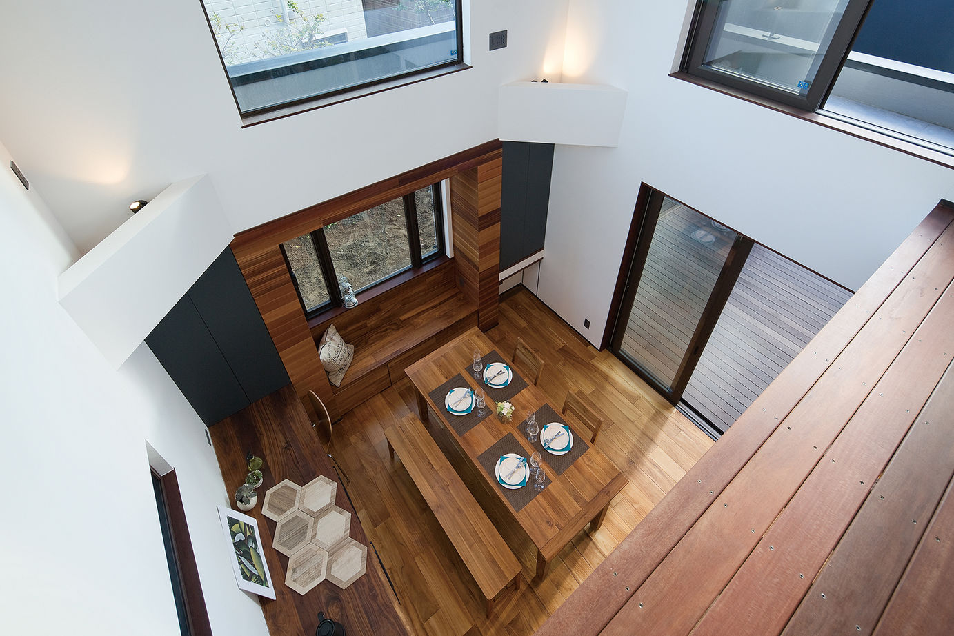 山下建設 【ZEH/ウッドデッキ】光と風が心地いい。素材、デザインにこだわった“自分らしい家”の建築実例画像9