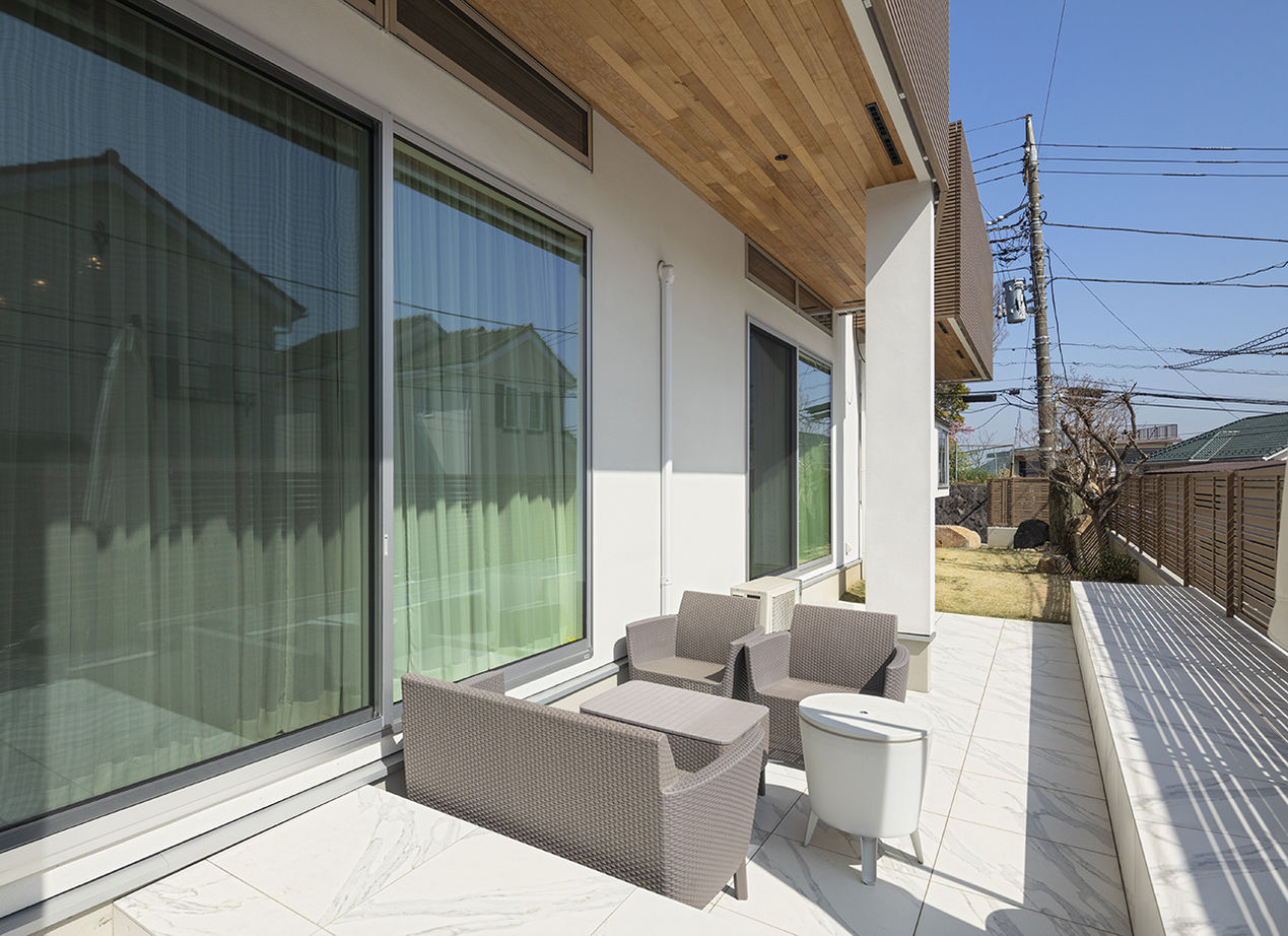 山下建設 【4000万円～／ビルトインガレージ／中庭／地下室／間取図有】ハイクラスホテルのような雰囲気を纏う住まいの建築実例画像10