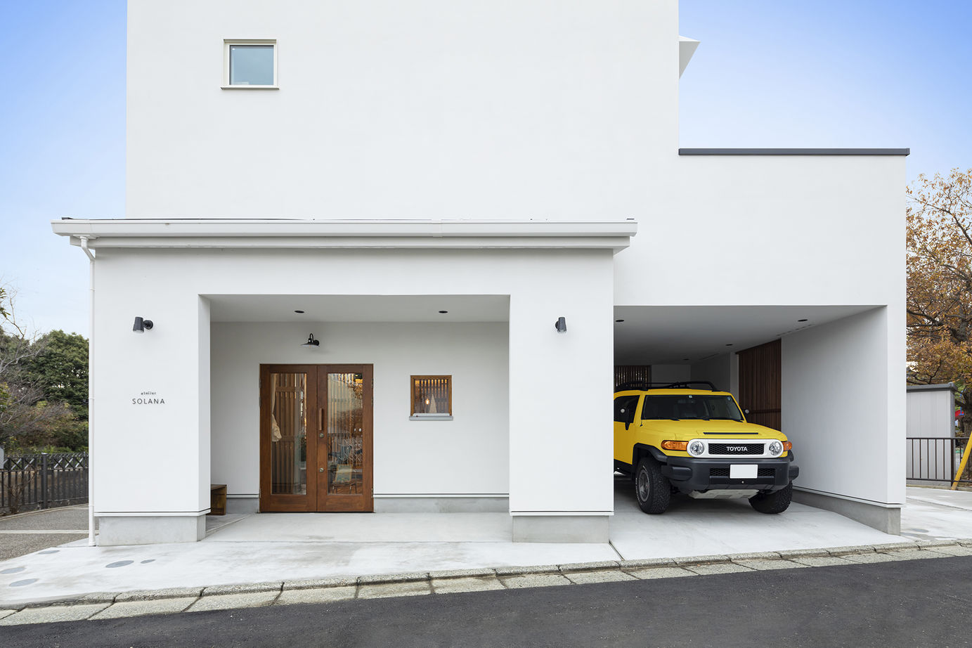 山下建設 【3000万円台／店舗併用／ビルトインガレージ／2階LDK】存在感のある白い建物が印象的な店舗併用住宅の建築実例画像10