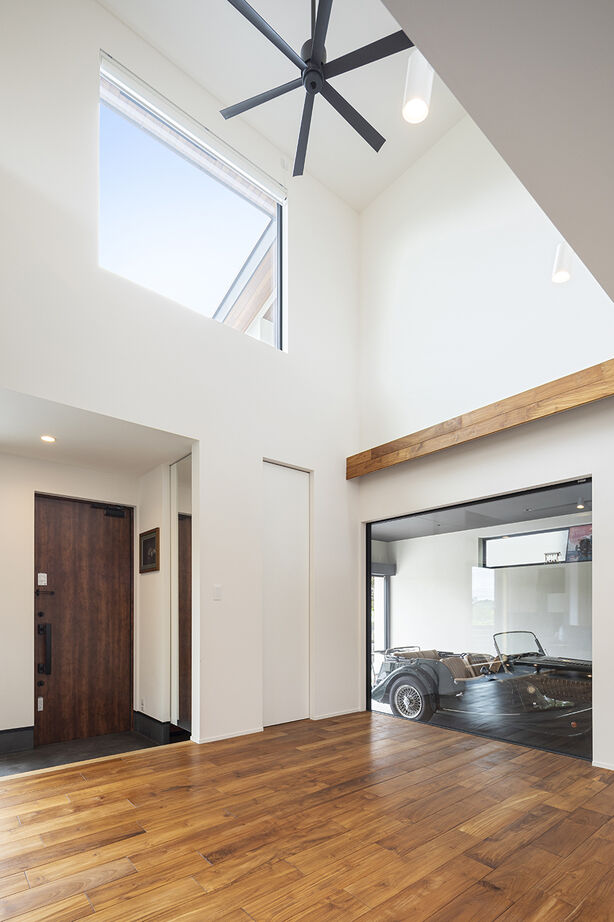 山下建設 【3000万円台／ビルトインガレージ／ヌック】愛車を眺め、薪ストーブに癒され、ヌックで景色を楽しむ住まいの建築実例画像8