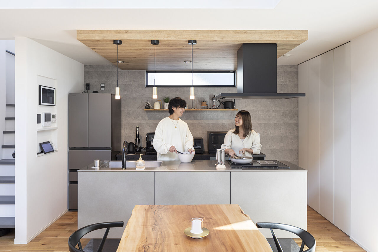 山下建設 【3000万円台／吹抜／家事動線／間取図】ウッドデッキは第2のリビング！内と外のつながりを楽しむ家の建築実例画像3