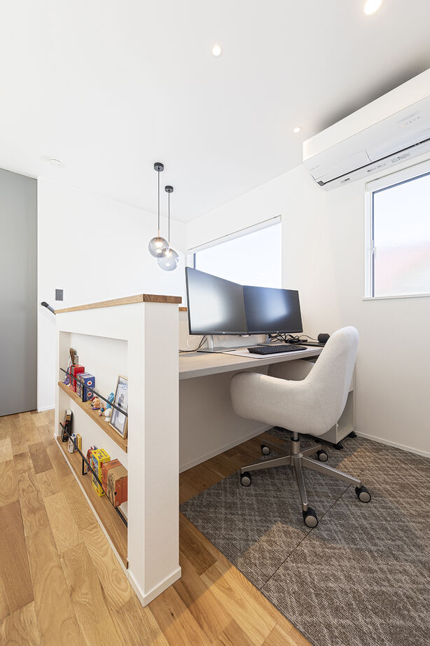 山下建設 【3000万円台／吹抜／家事動線／間取図】ウッドデッキは第2のリビング！内と外のつながりを楽しむ家の建築実例画像6