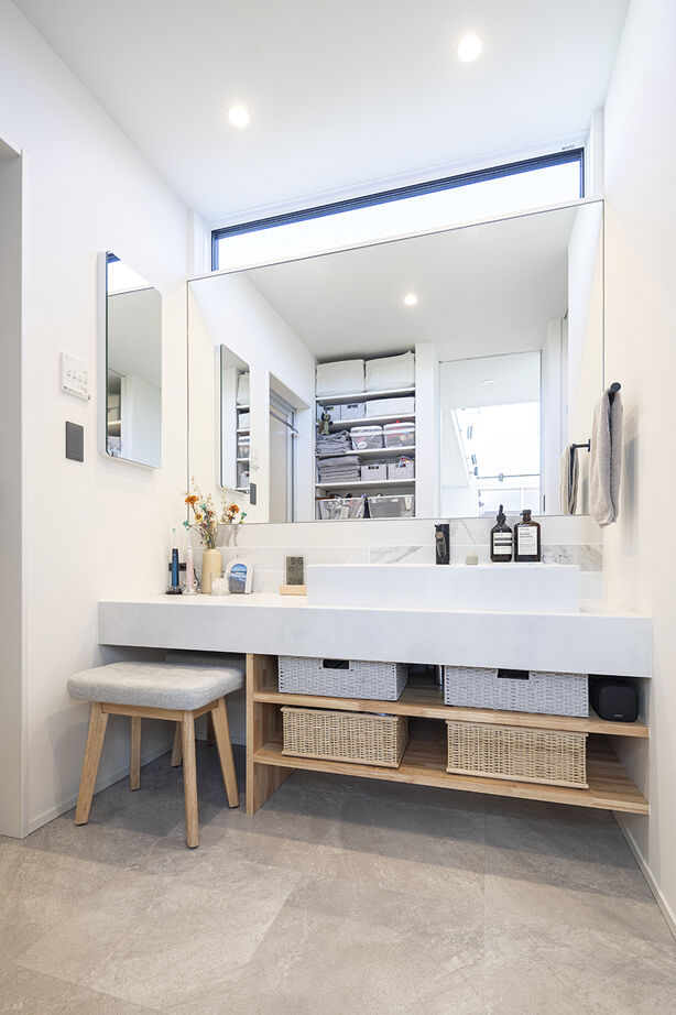 山下建設 【3000万円台／吹抜／家事動線／間取図】ウッドデッキは第2のリビング！内と外のつながりを楽しむ家の建築実例画像7