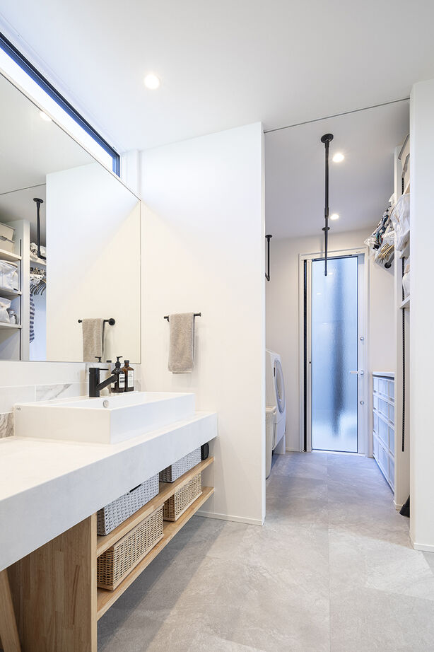 山下建設 【3000万円台／吹抜／家事動線／間取図】ウッドデッキは第2のリビング！内と外のつながりを楽しむ家の建築実例画像8