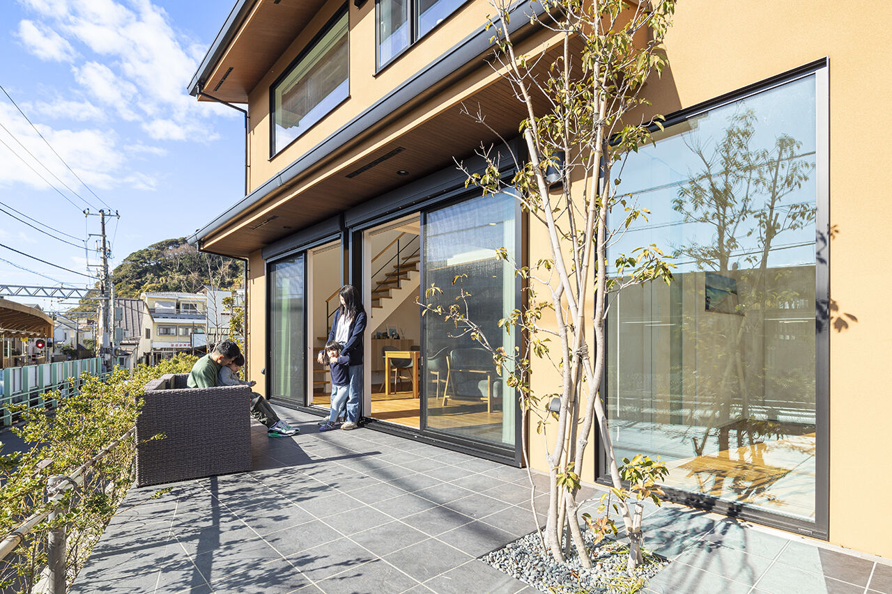 山下建設 【3000万円台／吹抜／テラス／間取図】光と風を感じ、大好きな電車を眺めながら最高の時間を過ごせる住まいの建築実例画像3