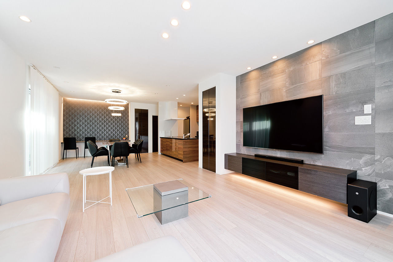 泉北ホーム 【2000万円台/間取り図有/55坪】無駄を省いたエレガントで上質な空間。アイランドキッチンで家事ラク仕様の建築実例画像2