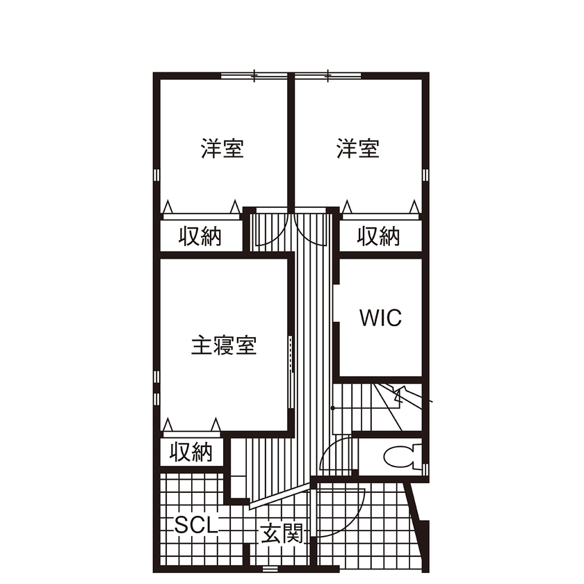 泉北ホーム 【2000万円台/間取り図有/31坪】空間を有効活用した機能的収納。バルコニーからの眺望で癒される2階LDKの家の間取り図（3LDK+ロフト）１階