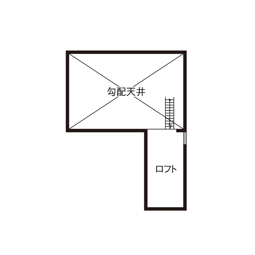 泉北ホーム 【2000万円台/間取り図有/31坪】空間を有効活用した機能的収納。バルコニーからの眺望で癒される2階LDKの家の間取り図（3LDK+ロフト）ロフト