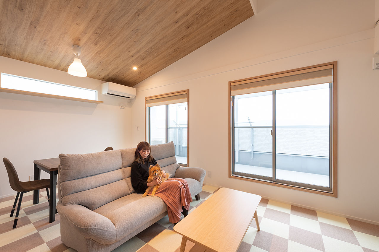 泉北ホーム 【2000万円台/間取り図有/31坪】空間を有効活用した機能的収納。バルコニーからの眺望で癒される2階LDKの家の建築実例画像4