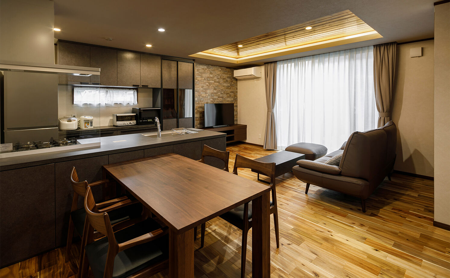 熊澤工務店 【30坪×大人の平屋｜間取り図有】終の棲家となる住み心地にこだわった空間の建築実例画像3