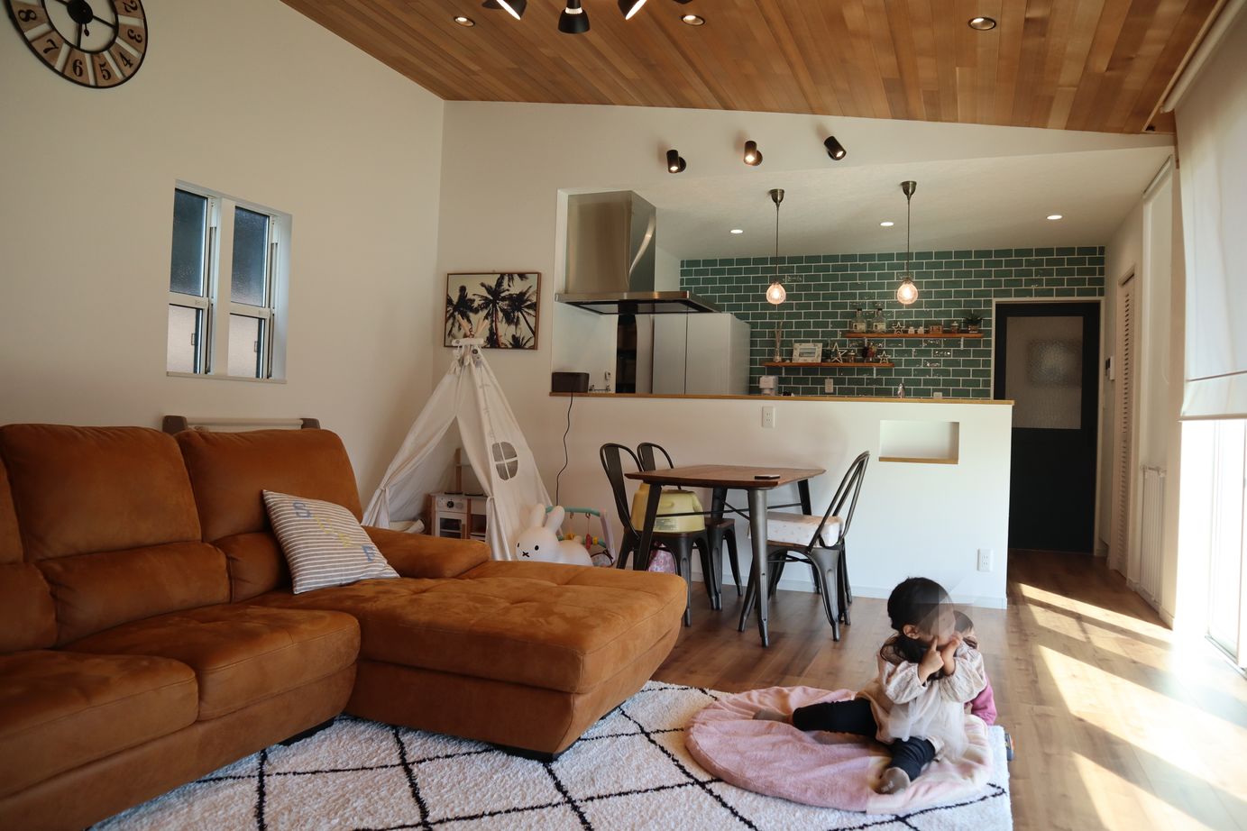 ホーエーホーム（久留米・柳川） 【ガレージ】【ガルバ外壁】【中庭】【趣味の家】ガレージや書斎など、ご家族の要望を叶えた家の建築実例画像4