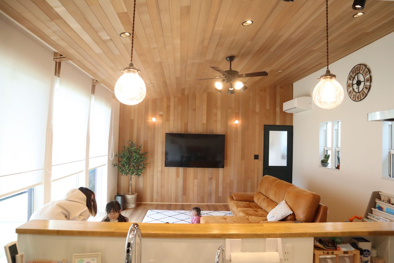 ホーエーホーム（久留米・柳川） 【ガレージ】【ガルバ外壁】【中庭】【趣味の家】ガレージや書斎など、ご家族の要望を叶えた家の建築実例画像6