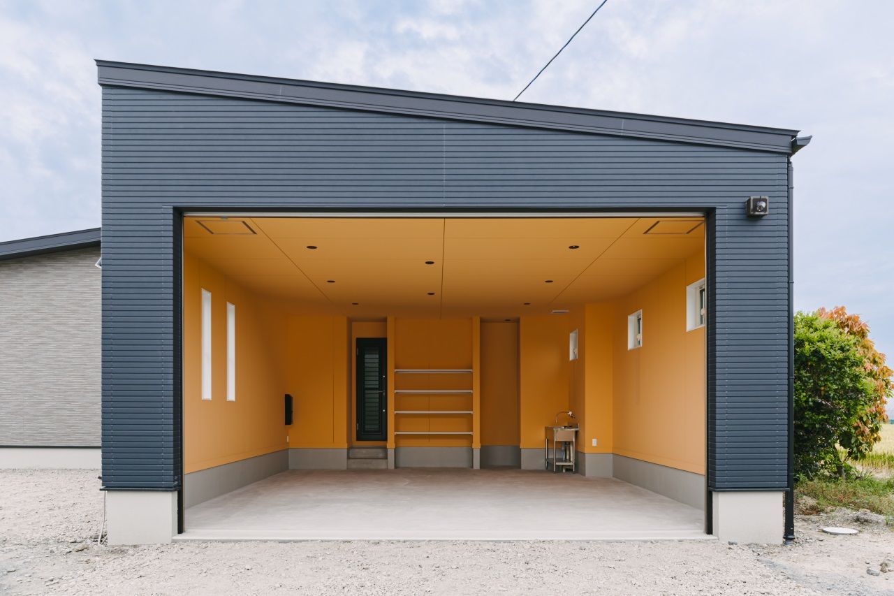 ホーエーホーム（久留米・柳川） 【インナーガレージ】【平屋】インナーガレージがあり、ワンちゃんとの生活にもこだわった平屋の建築実例画像6