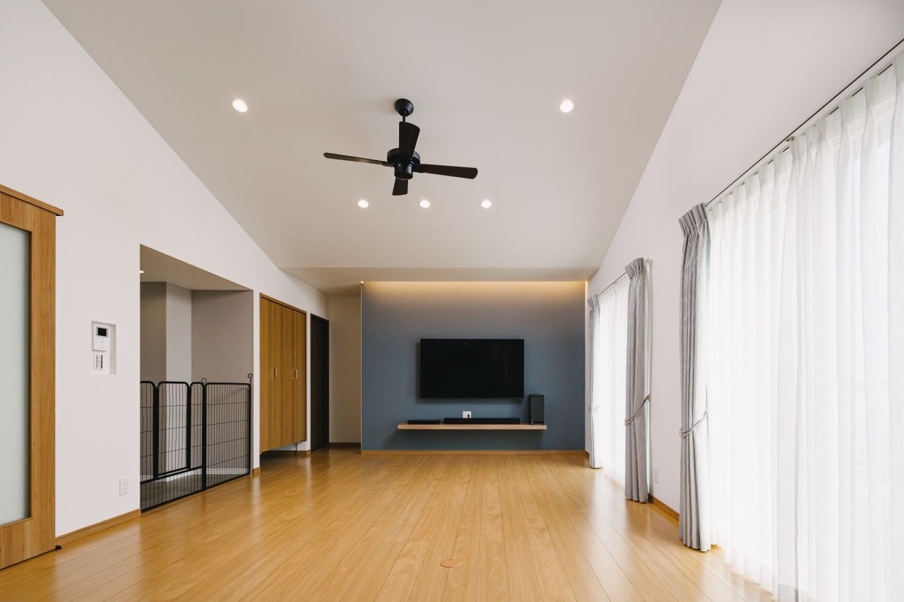 ホーエーホーム（久留米・柳川） 【インナーガレージ】【平屋】インナーガレージがあり、ワンちゃんとの生活にもこだわった平屋の建築実例画像7