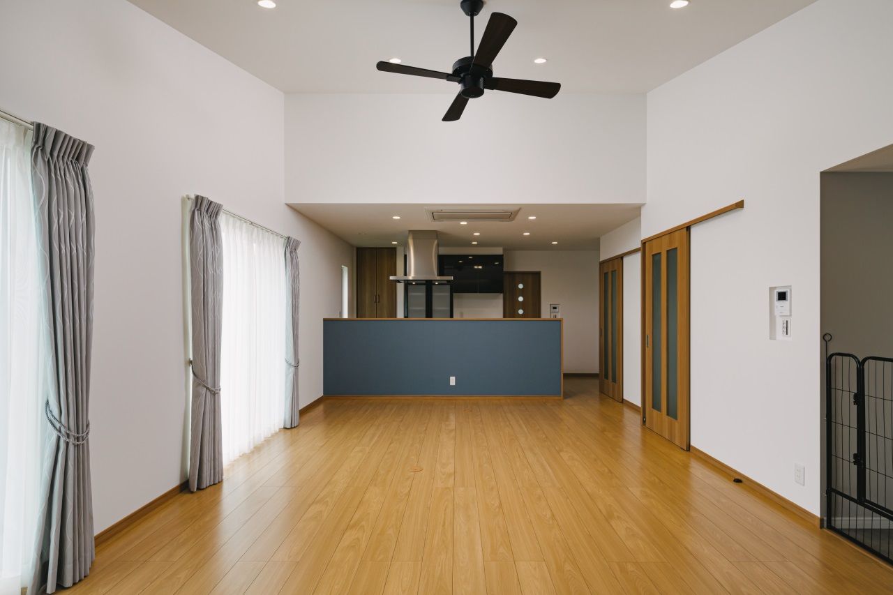 ホーエーホーム（久留米・柳川） 【インナーガレージ】【平屋】インナーガレージがあり、ワンちゃんとの生活にもこだわった平屋の建築実例画像8