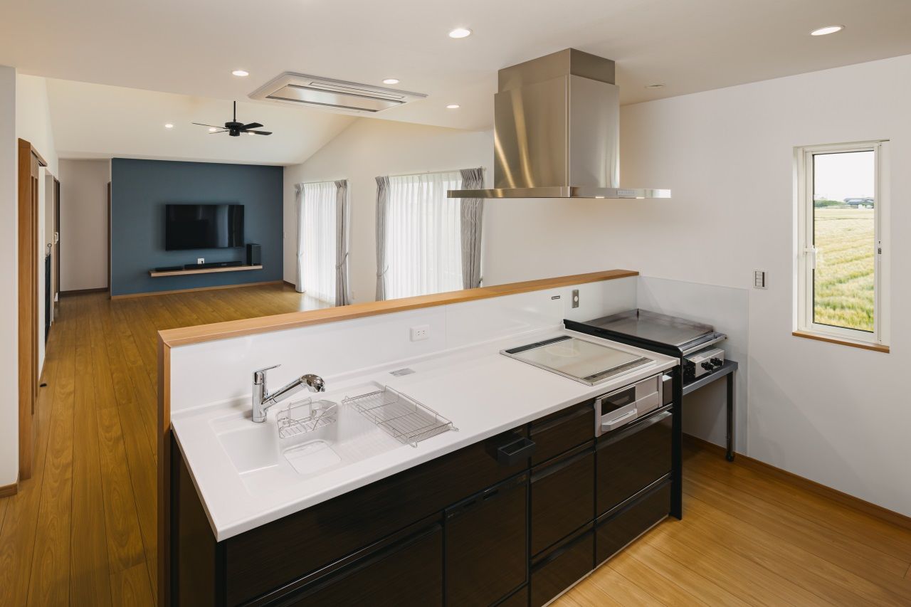 ホーエーホーム（久留米・柳川） 【インナーガレージ】【平屋】インナーガレージがあり、ワンちゃんとの生活にもこだわった平屋の建築実例画像10