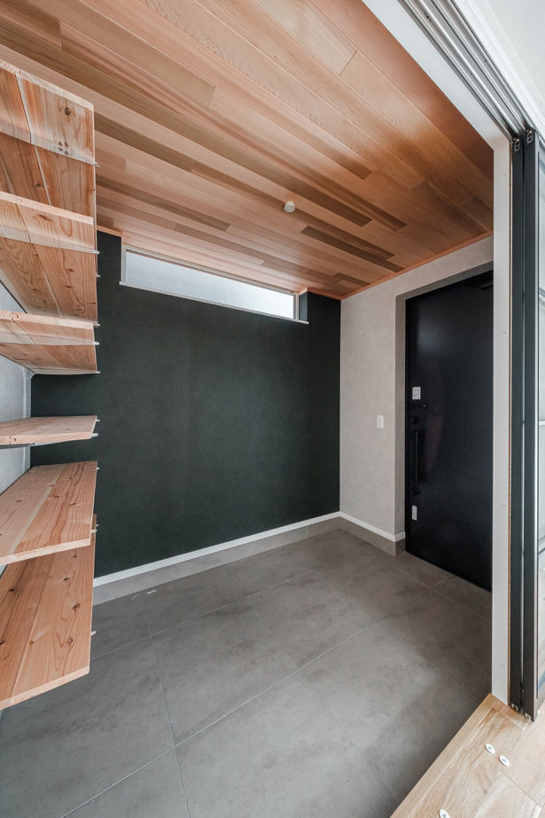 カネトシ工務店 【札幌市/2000万円台/ペットとの暮らし/間取り図有】ヴィンテージ調のインテリアが映える,土間収納のある家の建築実例画像5