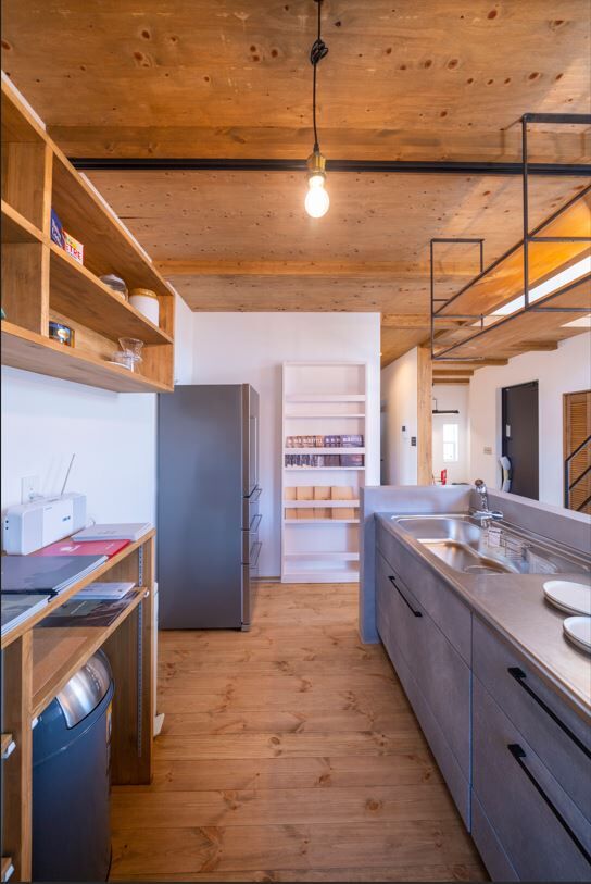 BinO KAGOSHIMA（MBC開発） 【BinO/鹿児島市/スキップフロア/31.5坪】スキップフロアから錦江湾と桜島を望む 自分らしくクラフトする家の建築実例画像5