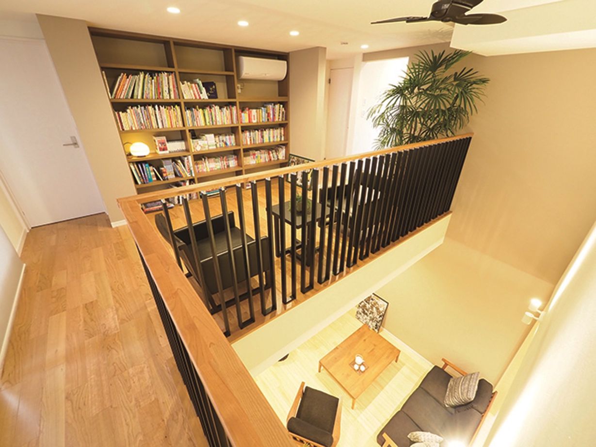 日本ハウスホールディングス 「仕切らない空間設計」が叶えた、家族のつながりを大切にする住まい。書斎付きビルトインガレージも実現の建築実例画像8