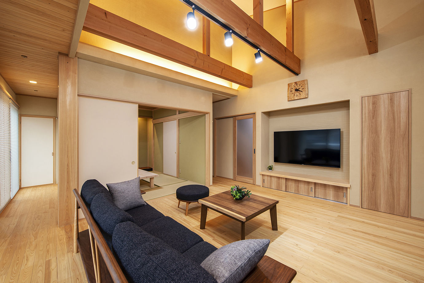 日本ハウスホールディングス 美しい和の意匠とこだわりを満載！徹底して快適な居住性を追求した平屋の住まいの建築実例画像2