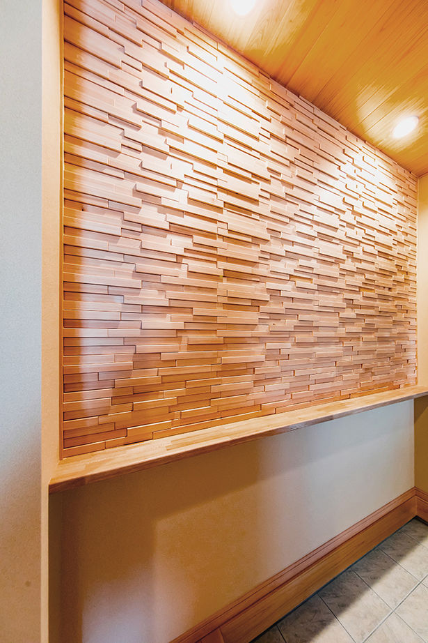 日本ハウスホールディングス ゆったりした空間で檜の心地よさに包まれる。構造・内装に檜をふんだんに採用した平屋の住まいの建築実例画像4