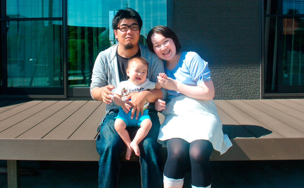 太陽ハウジング 勾配天井と大きなウッドデッキが心地いい　和モダンの平屋の建築実例画像10