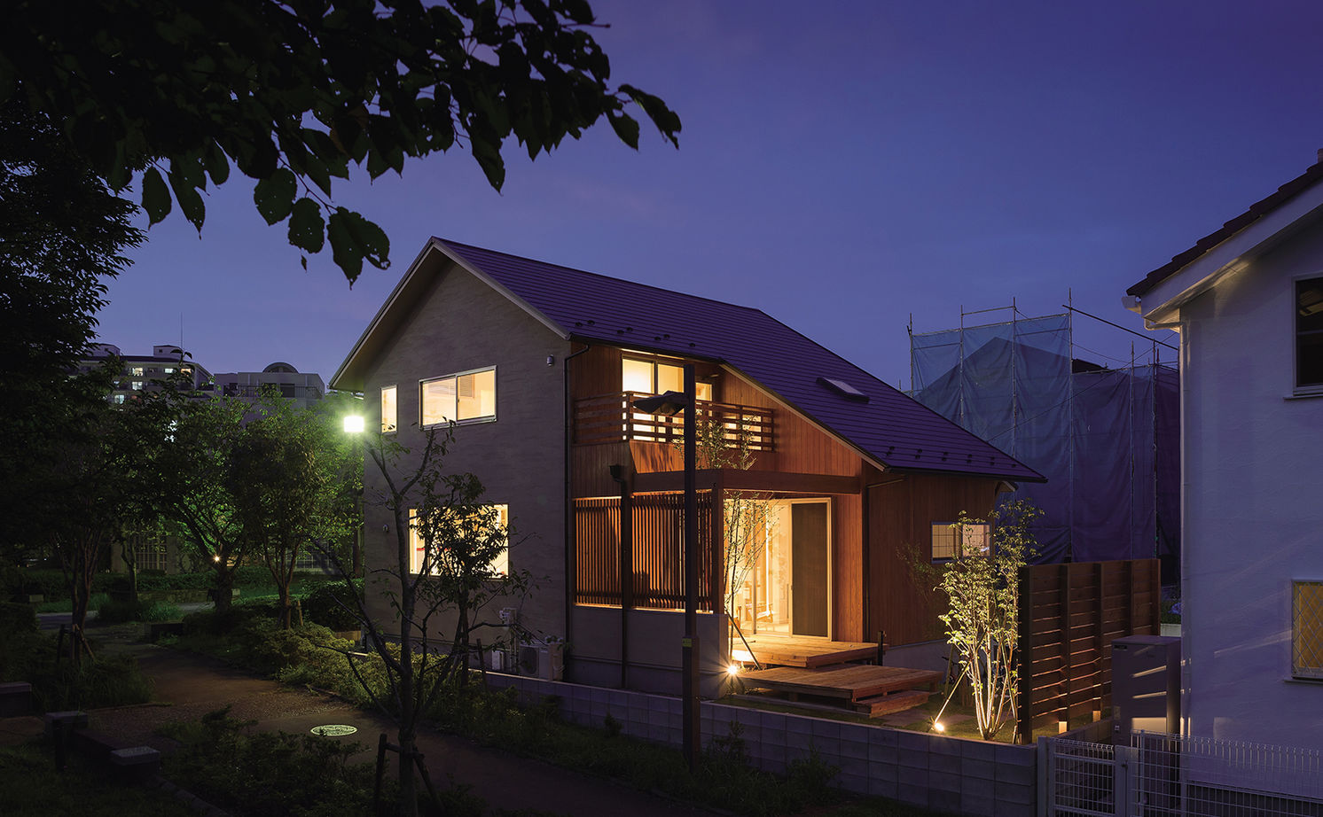 エーセンス建築設計 【2000万円台/36坪/間取り図有】千葉の木をつかった和モダンデザインが美しい中庭を楽しむ家の建築実例画像10