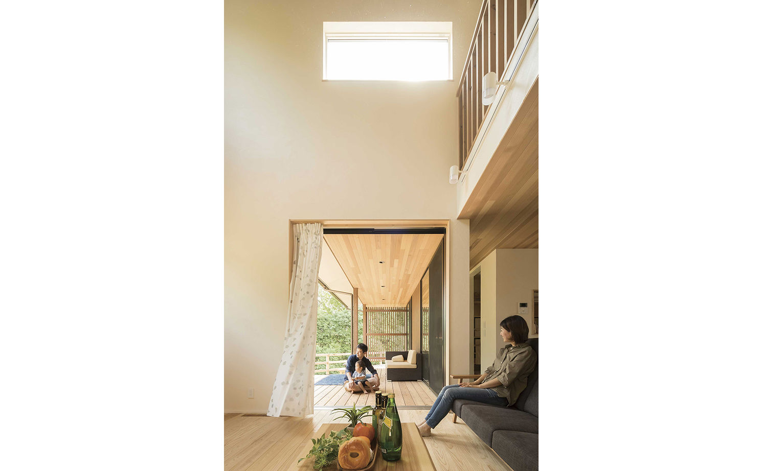 エーセンス建築設計 【2000万円台/37坪/間取り図有】段差のある敷地を活かした、光と風と緑の家の建築実例画像6