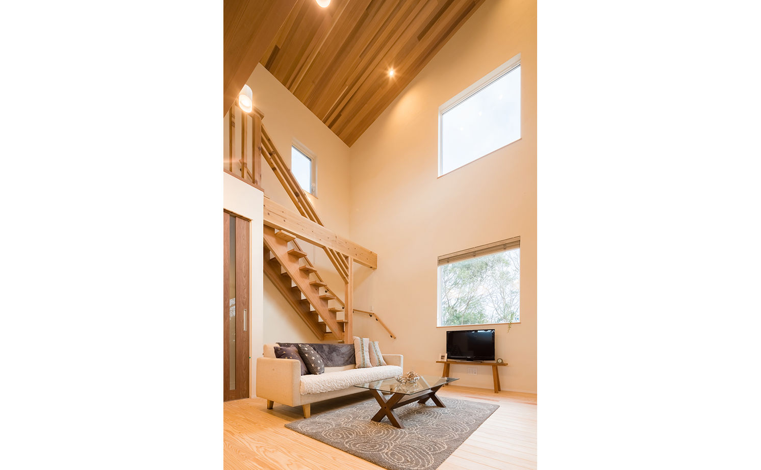 エーセンス建築設計 【2000万円台/37坪/間取り図有】段差のある敷地を活かした、光と風と緑の家の建築実例画像7